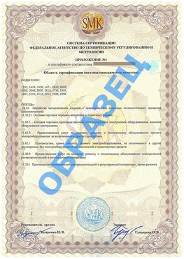 Приложение 1 Чернушка Сертификат ГОСТ РВ 0015-002